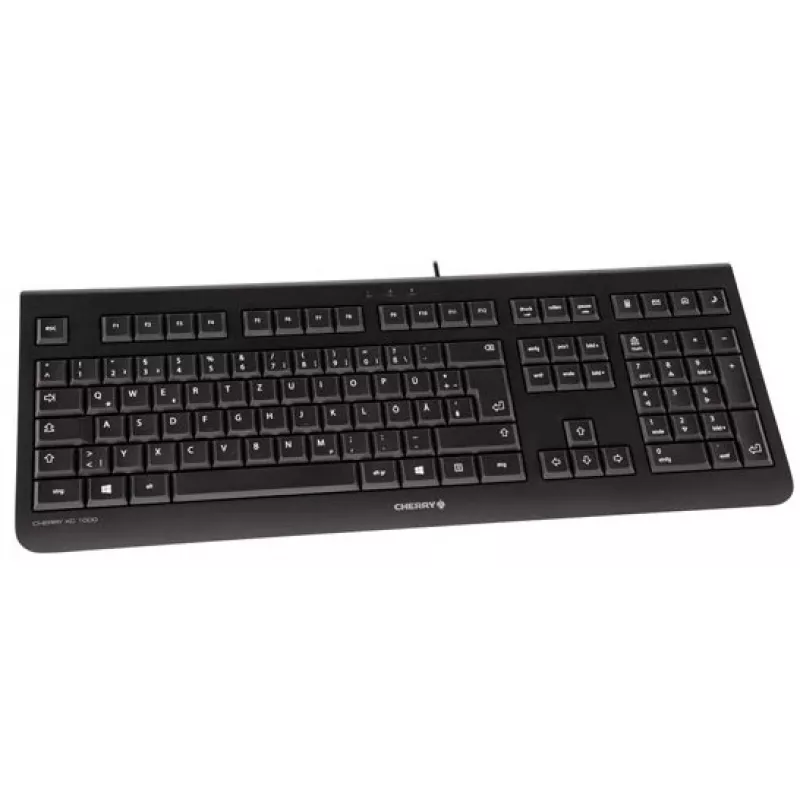 CHERRY KC 1000 klaviatuur Kodune USB Šveitsi must