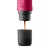 Kaasaskantav espressomasin OUTIN Outin Nano must, roosa — 20 bar, jahvatatud kohv, 7500 mAh aku, 670 g