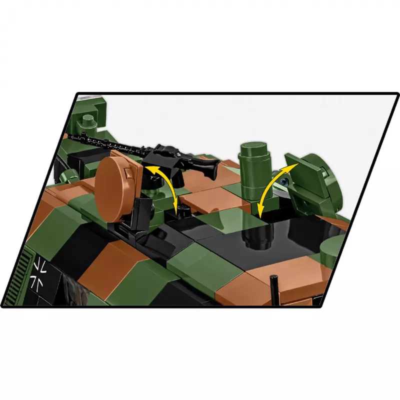 Ehituskomplekt COBI Panzerhaubitze 2000 1006 tk relvajõud