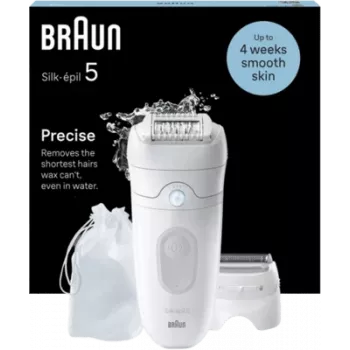 Epilaator BRAUN Silk Epil 5 5-060 — juhtmega epilaator 28 pintseti ja massaažisüsteemiga