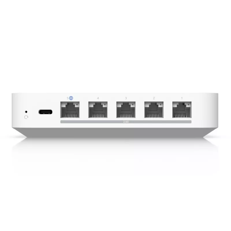 Ubiquiti UCG-MAX-EU kontroller, lüüs, 512 GB NVMe SSD, 4x 2.5G LAN, 1x 2.5G WAN