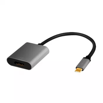 LogiLink CUA0102 USB 3.2 Gen1 USB-C - DisplayPort-kaabel 0,15 m must