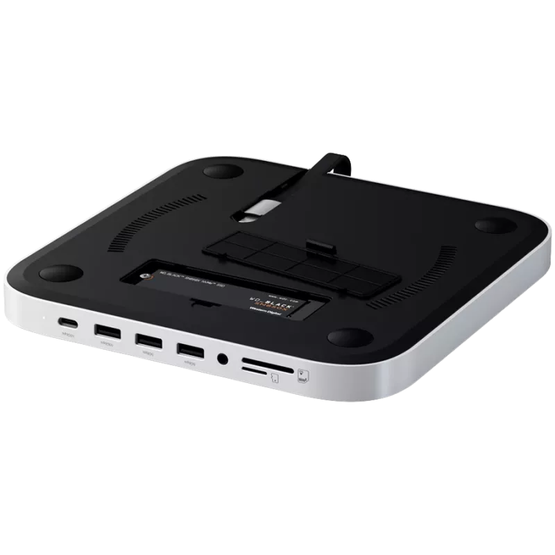 Sülearvuti dokk Satechi ST-GMMSHS juhtmega USB 3.2 Gen 2 USB-C valge