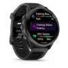 Nutikell GARMIN Forerunner 570 — 47 mm, hall alumiiniumkorpus, poolläbipaistev must silikoonrihm