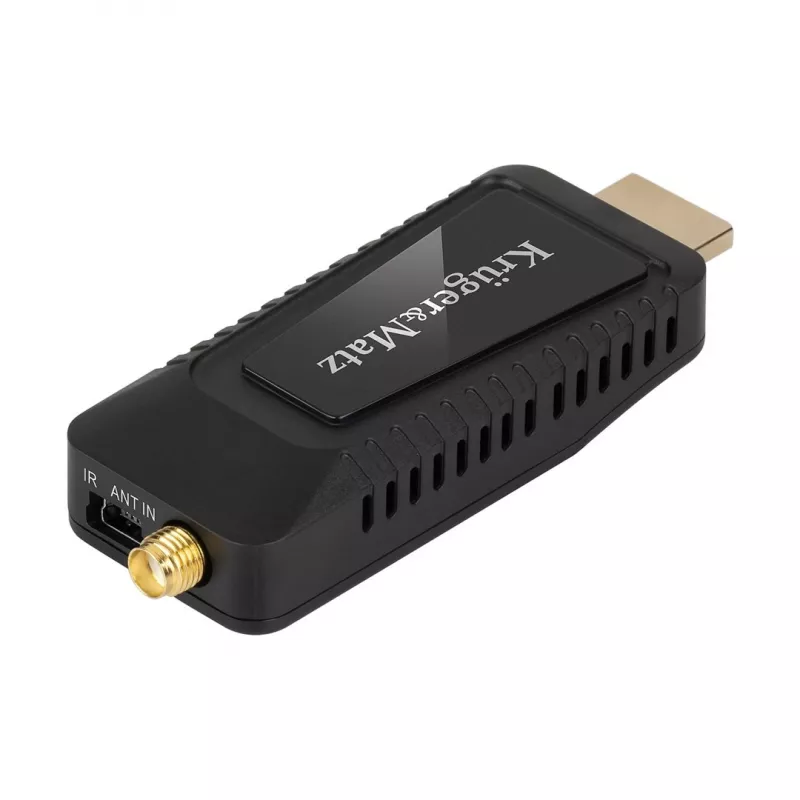Mini DVB-T2 H.265 HEVC tuuner KRUGER & MATZ KM9998, 470–862 MHz, 1 tuuner, HDMI, USB, 720p