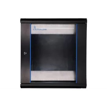 Seinale kinnitatav riiul Extralink Extralink Rackmount cabinet 12U 600x450 Must