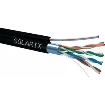 Võrgukaabel Solarix SXKD-5E-FTP-PE-SAM RJ45 CAT5E 305 m Must