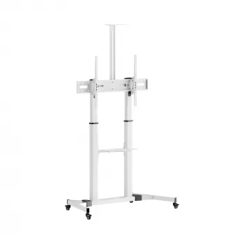 Sbox FS-3610 Põranda ülisuur LED-teleri alus 60-100 100kg Valge