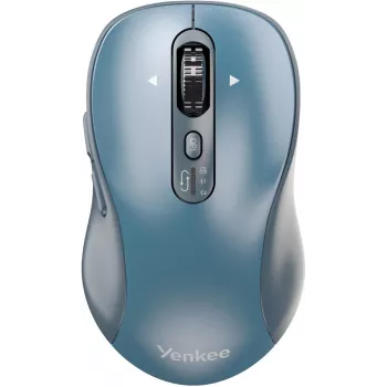 Juhtmevaba hiir YENKEE YMS2010BE kaherežiimiline ergonoomiline, 2,4 GHz USB vastuvõtja + Bluetooth 5.1, 4-astmeline DPI 1000–3200, 6 nuppu