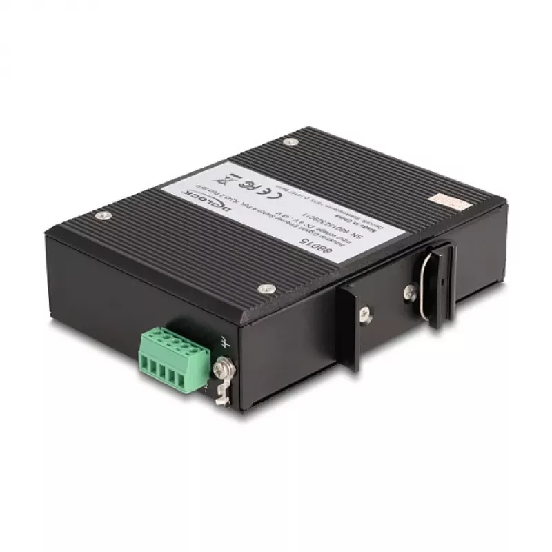 Haldamata kommutaator DeLOCK 88015 Gigabit Ethernet 4 pordiga must