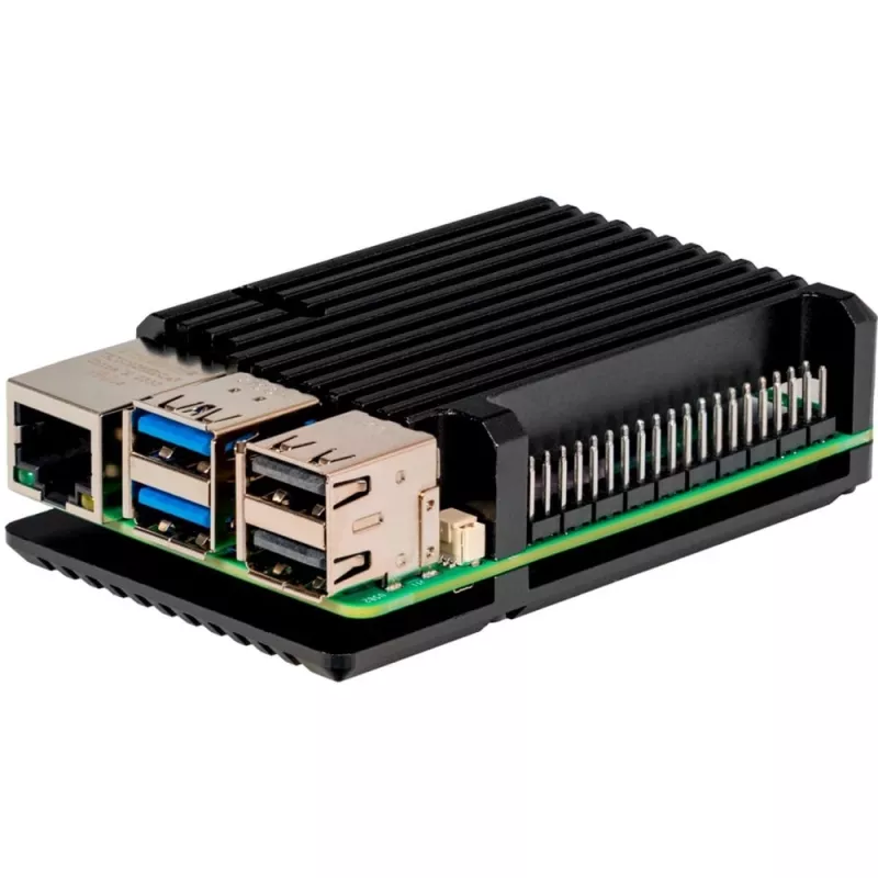 Joy-IT ARMOR Case BLOCK SBC-korpus, sobib Raspberry Pi arenduskomplektidele (RB-AlucaseP5-07)