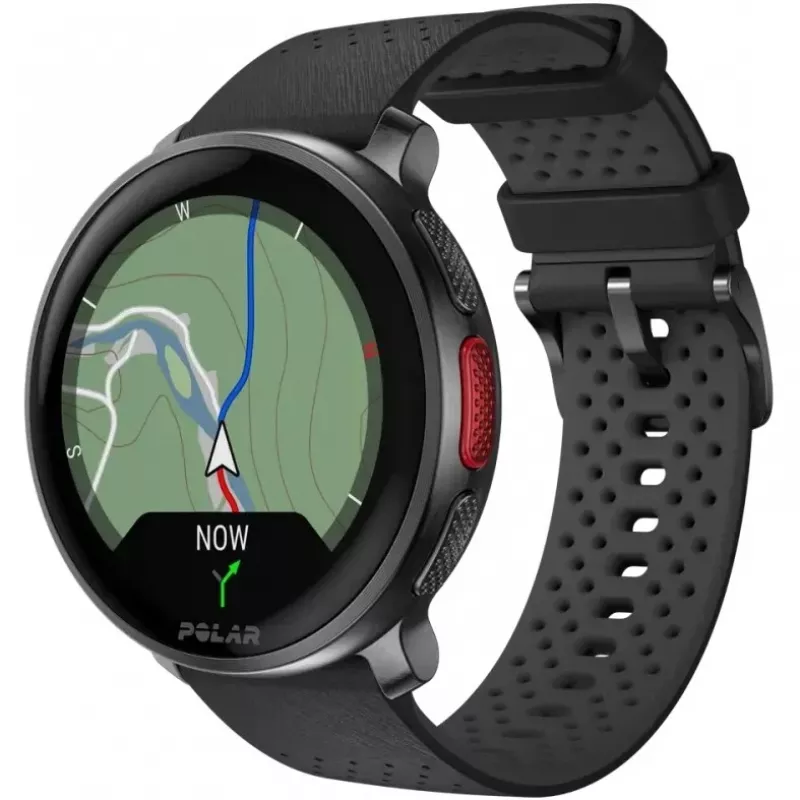 Polar Vantage V3 - Alumiinium - Spordikell koos rihmaga - Silikoon - Ekraan 3,5 cm (1,39 tolli) - 32 GB - Bluetooth - 57 g - Öömust (900108890)
