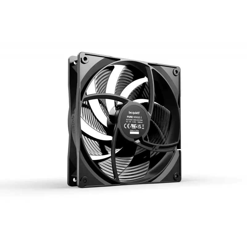 be quiet Pure Wings 3 140mm PWM suure kiirusega arvutikorpuse ventilaator 14 cm Must 1 tk.