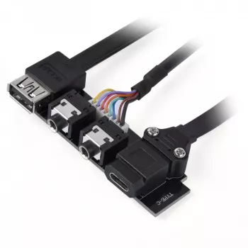 Täienduskomplekt SILVERSTONE SST-G11313530-RT — esipaneeli USB USB-C (USB 3.1 Gen 2)