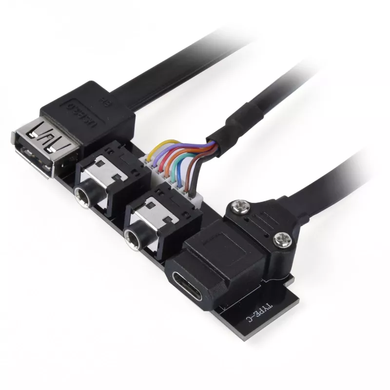 Täienduskomplekt SILVERSTONE SST-G11313530-RT — esipaneeli USB USB-C (USB 3.1 Gen 2)