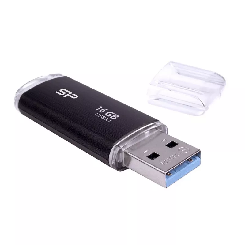 SILICON POWER Blaze B02 mälupulk USB-mälupulk 16 GB USB Type-A 3.2 Gen 1 (SP016GBUF3B02V1K) Must
