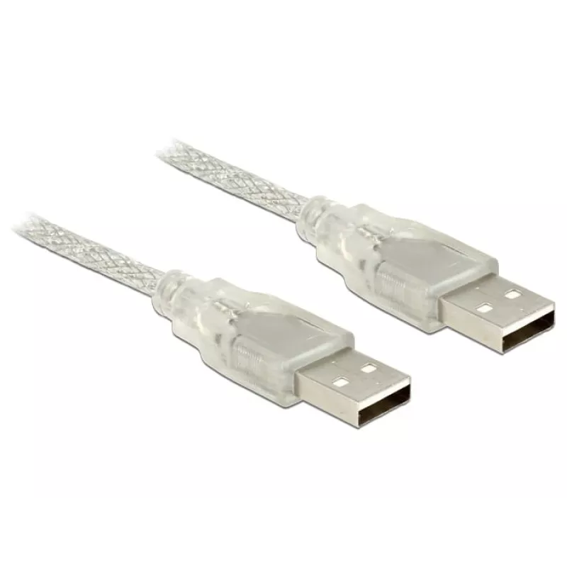 USB-kaabel DeLOCK 83889 USB 2.0 2 m Läbipaistev