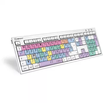Klaviatuur Logickeyboard LKB-FCPX10-CWMU-UK kontor USB QWERTY UK inglise mitmevärviline