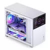 PC-korpus Jonsbo D31 STD Valge — Midi Tower, teras, karastatud klaas, Micro-ATX/ITX/DTX, 2×2,5-tolline + 1×3,5-tolline, GPU kuni 400 mm, CPU jahuti 168 mm