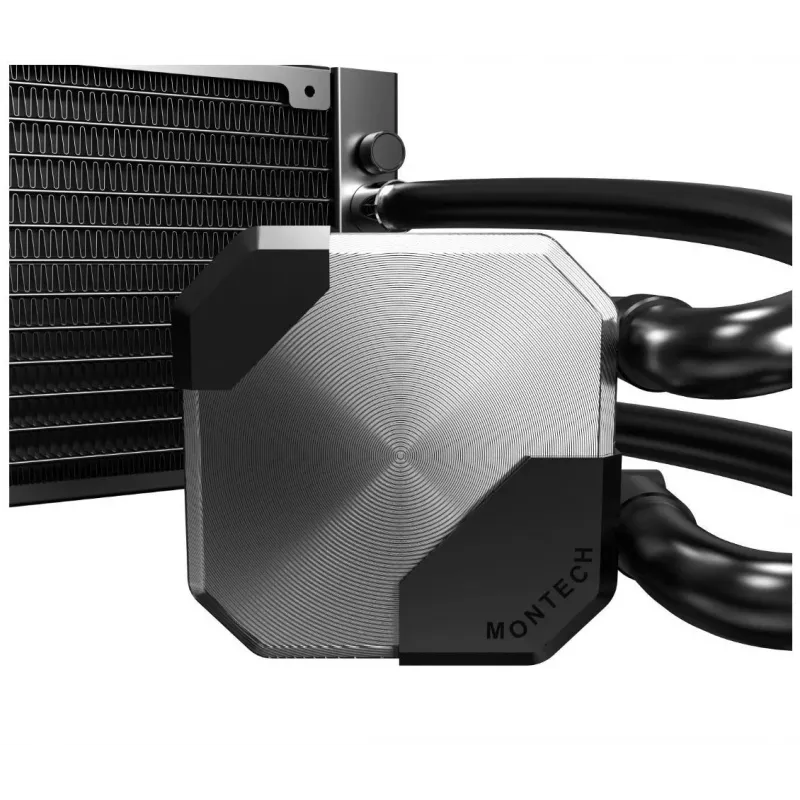 Montech HyperFlow Silent 240 protsessor Kõik-ühes vedelikjahuti 12 cm Must 1 tk