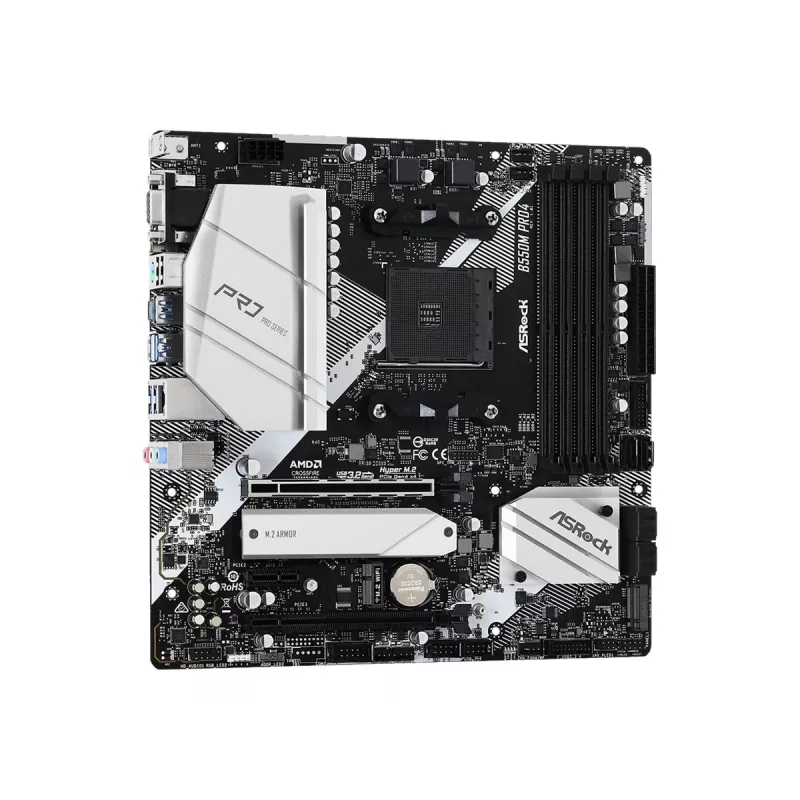 ASRock B550M Pro4 AM4 Micro-ATX emaplaat