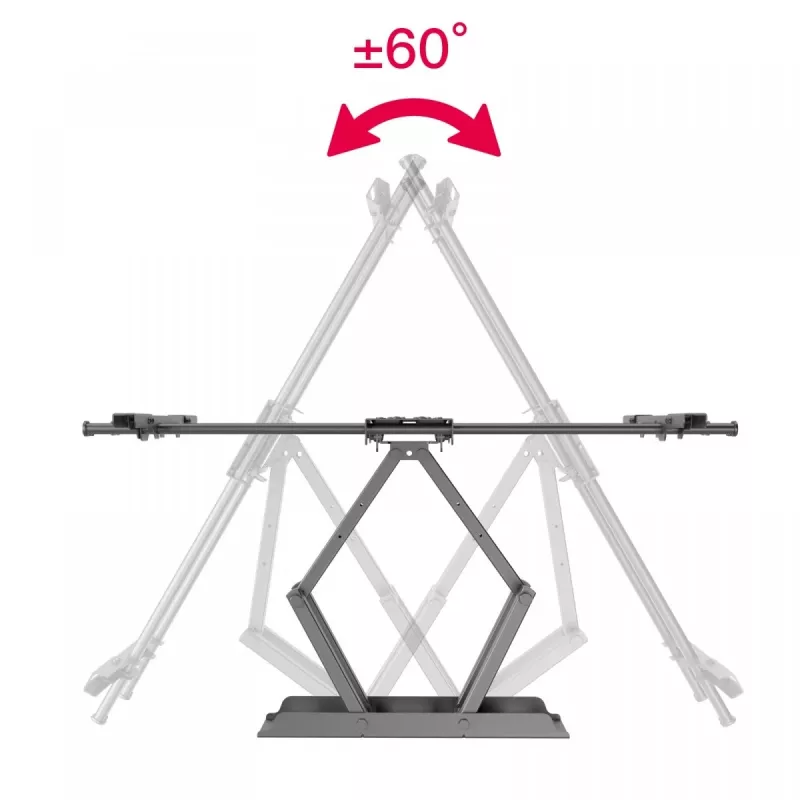 TV-kinnitus TB TB-854 kuni 100-tollistele teleritele, max 65 kg, VESA 800×600