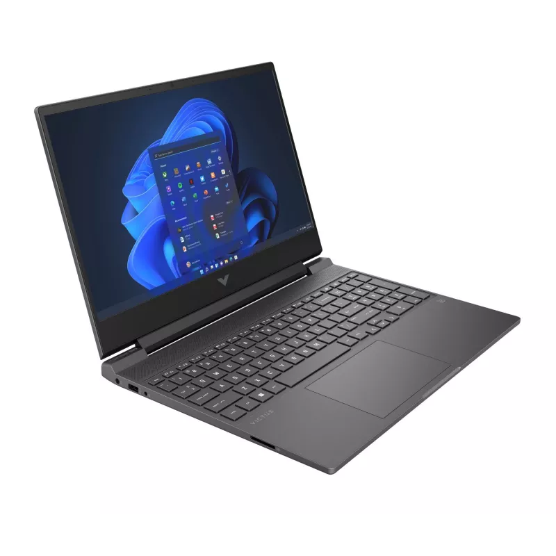 Sülearvuti HP Victus 15-fb3040nw — 15,6-tolline FHD 144 Hz, AMD Ryzen 7 7445HS, 16 GB DDR4 3200 MHz, 512 GB SSD, NVIDIA GeForce RTX 4050 6 GB, FreeDOS, ingliskeelne klaviatuur