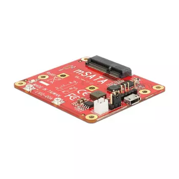 Sisemine mSATA-adapter DELOCK 62648 Micro-USB hostiliidesega, 6 Gbit/s, 65×56×12 mm