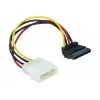 Toitekaabel SATA HDD 4pin isane nurga all DeLOCK 60101