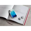 Nutitelefoni ümbris iKins iPhone XR jaoks — sinine järv välispind, must sisepind