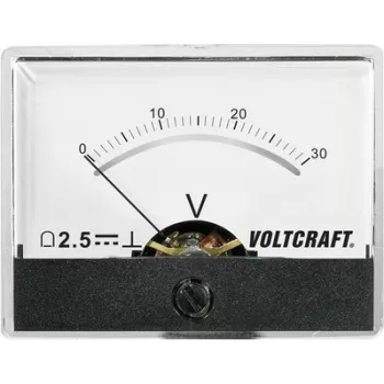 Voltcraft AM-60X46/30V/DC paigaldusmõõteriist AM-60X46/60V/DC 30 V liikuva mähisega mõõtur (AM-60X46/30V/DC)