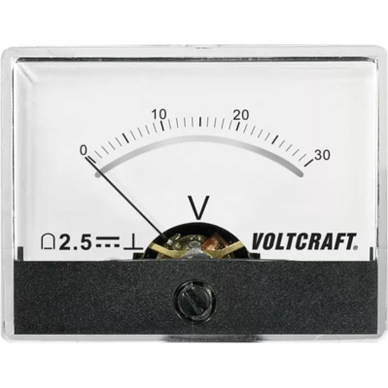Voltcraft AM-60X46/30V/DC paigaldusmõõteriist AM-60X46/60V/DC 30 V liikuva mähisega mõõtur (AM-60X46/30V/DC)