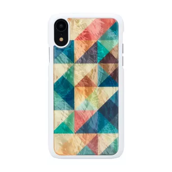 Nutitelefoni ümbris iKins iPhone XR-ile — Mosaiikmust kaitseümbris