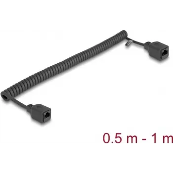 Võrgukaabel DeLOCK 90669 RJ-45 Cat5e 1 m Must