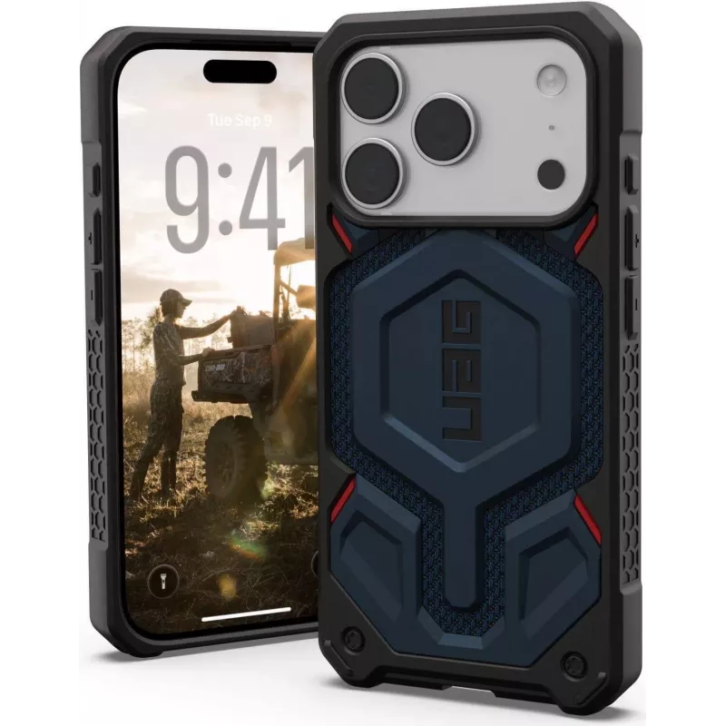 UAG Urban Armor Gear Monarch Pro MagSafe ümbris | Apple iPhone 17 Pro | kevlar mallard (sinine) | 114513113955 (114513113955)