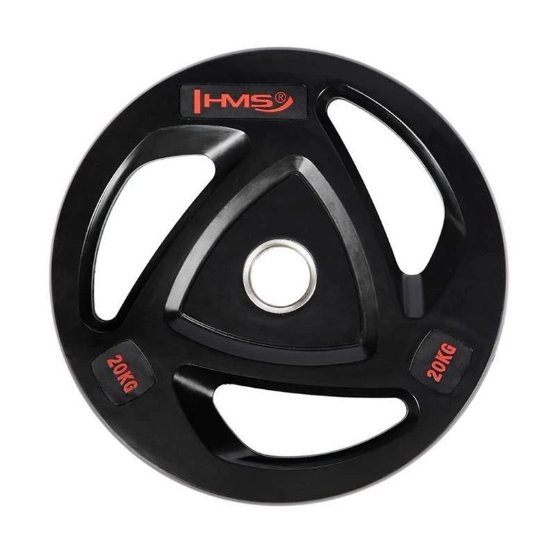 HMS Fitness TOX20 1 tk olümpia kummiga kaetud raskusketas