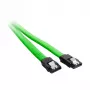 CableMod ModMesh - SATA-kaabel - Serial ATA 150/300/600 - SATA (W) to SATA (W) - 60cm - Heleroheline (CM-CAB-SATA-N60KLG-R)