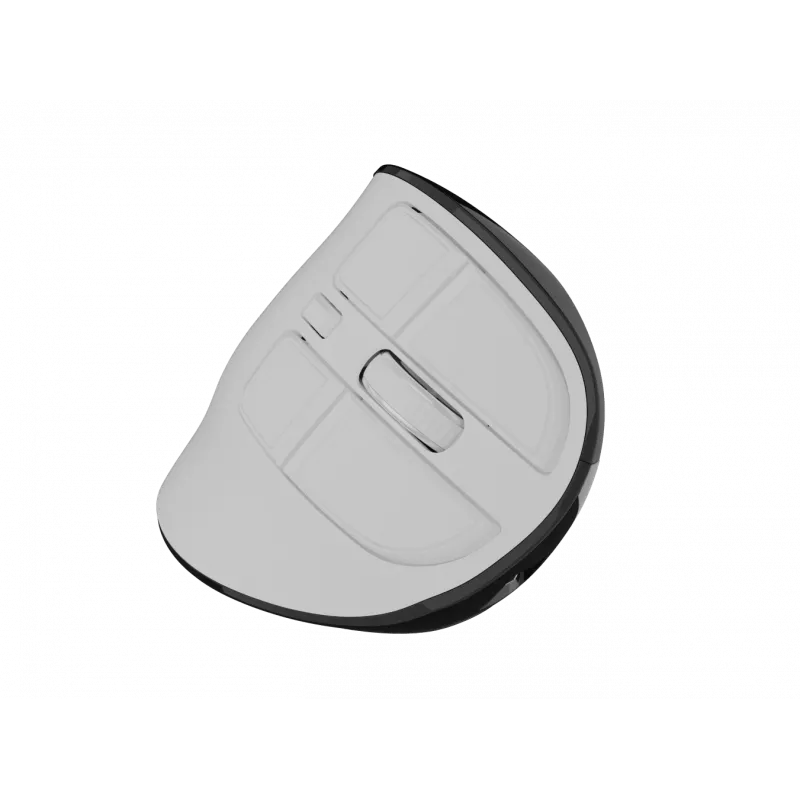 Juhtmeta vertikaalne hiir NATEC Euphonie Pro Bluetooth 5.0, 4000 DPI, programmeeritav, vaikne, valge