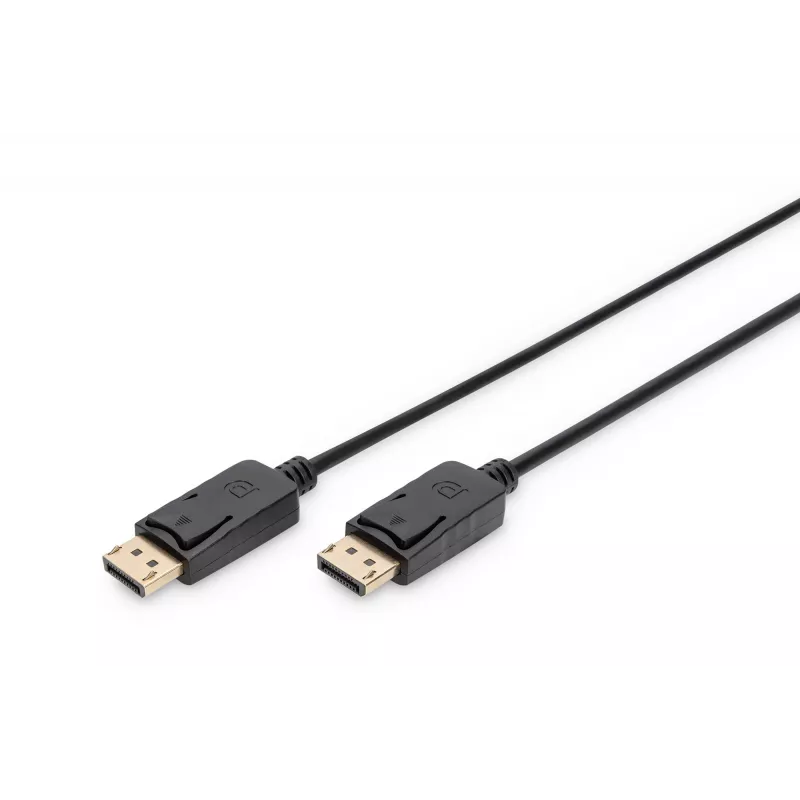 Ühenduskaabel DisplayPort klambritega 1080p 60Hz FHD tüüp DP / DP M / M must 1m