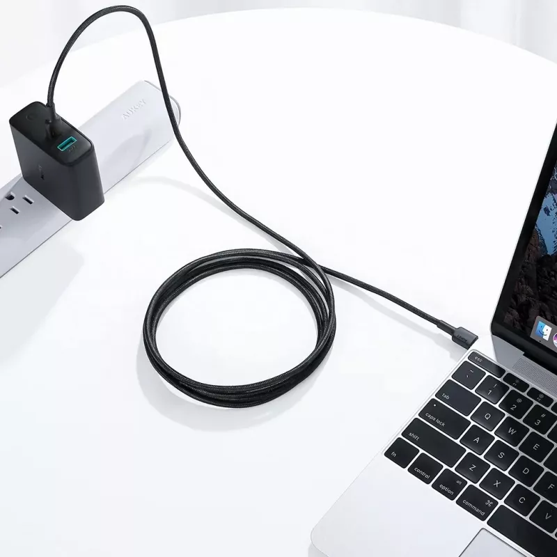 USB-C kaabel Aukey CB-CD45 0,9 m — USB USB-C to USB-A, Quick Charge’i tugi
