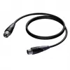 Procab XLR-isane – XLR-emane kaabel 1,5 m — balansseeritud mikrofoni/heli kaabel