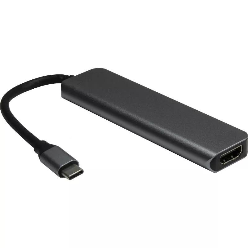 USB-jaotur Inter-Tech H-469-1 Type-C 5000 Mbit/s HDMI