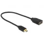 HDMI-kaabel DeLOCK 0,2 m HDMI-A/HDMI Micro-D