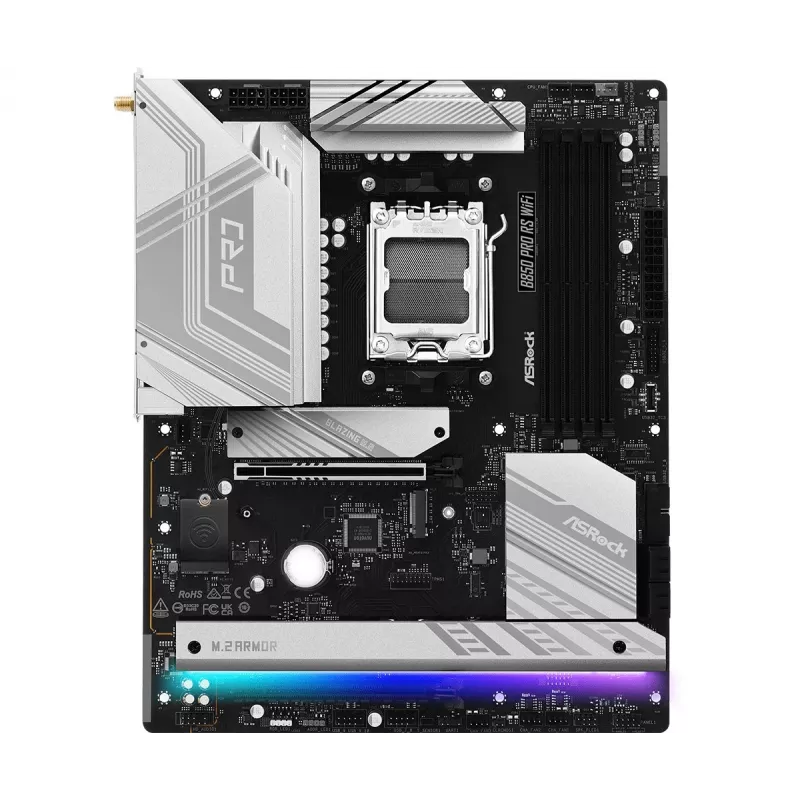 ASRock B850 Pro RS WiFi AM5 ATX emaplaat
