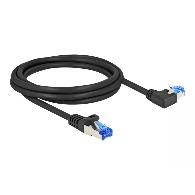 DeLOCKi RJ45 võrgukaabel Cat.6A S/FTP 2 m must