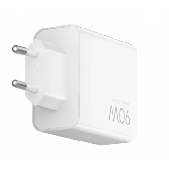 Toiteadapter Xiaomi 90W HyperCharge 3-Port EU — 90W USB-laadija kolme väljundpordiga (EL-pistik)