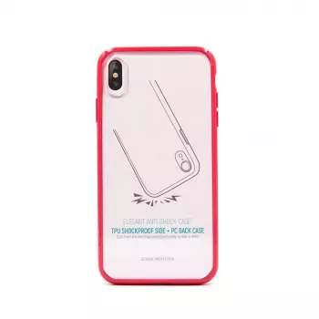 Kaitsev põrutuskindel ümbris Devia iPhone XS Max 6.5 jaoks, punane, põrutuskaitse
