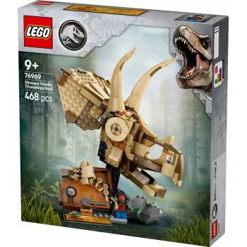 LEGO JURASSIC WORLD 76969 Dinosauruste fossiilid: Triceratopsi kolju