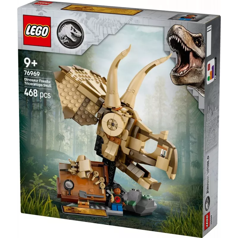 LEGO JURASSIC WORLD 76969 Dinosauruste fossiilid: Triceratopsi kolju