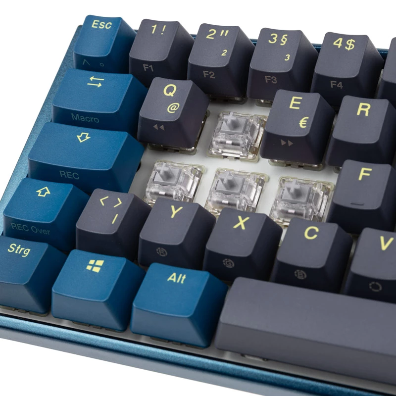 Ducky One 3 SF DayBreak klaviatuur Mängimine USB Saksa Must Sinine